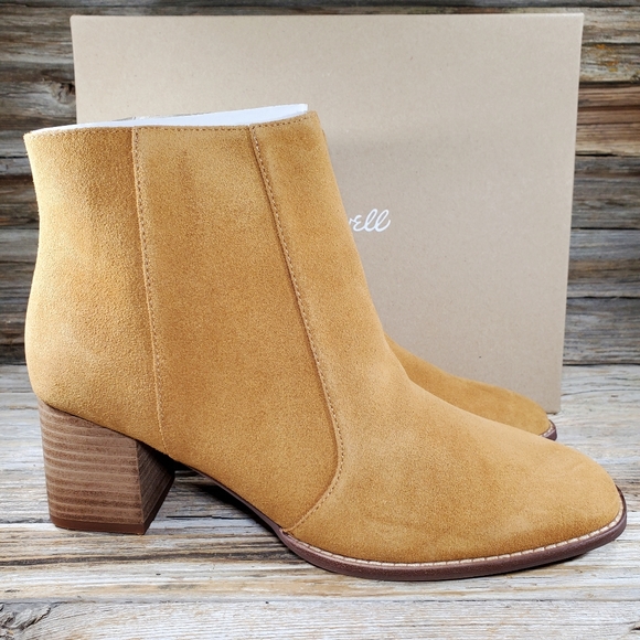 Madewell Bryce Calf Suede Equestrian Ankle Chelsea - Picture 5 of 8